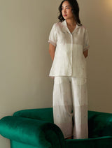 Vera Jamdani Linen Co-ord Set
